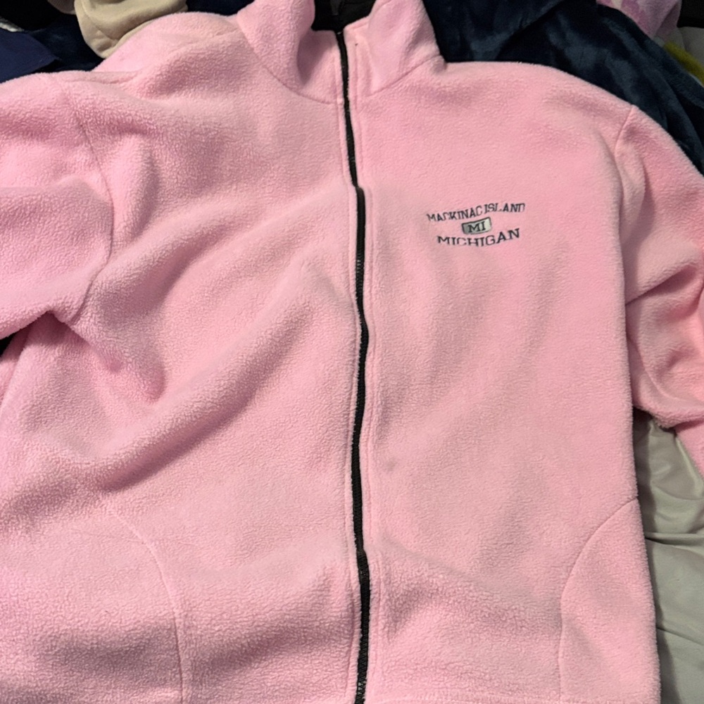 Pink Fleece Jacket